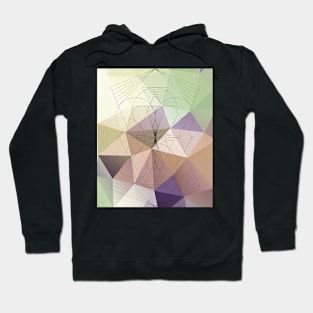 geometric shapes background Hoodie